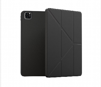 Express Delivery - Levelo Elegant Hybrid Leather Case For Ipad Pro 12.9 Black - ID 7148031
