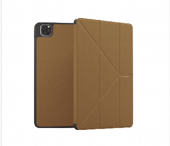 Express Delivery - Levelo Elegant Hybrid Leather Case For Ipad Pro 12.9 Brown - ID 7148033
