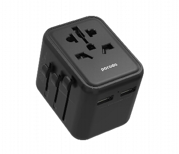 Express Delivery - Porodo Dual Usb A Universal Travel Adapter 2.4A - ID 7148040