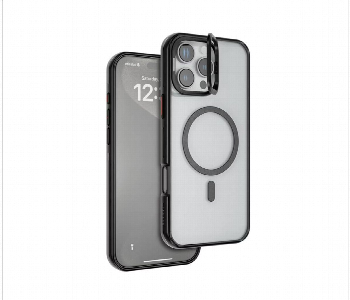 New Arrivals For Levelo Elio Pc Case With Camera Ring Stand For Iphone 16 Pro Max Black - ID 7148088