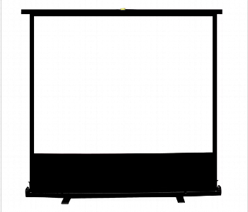 Green Lion Portable Projector Screen 80 Inches Front View - ID 7148095