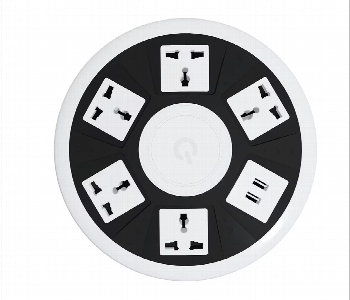Green Lion 7 In 1 Power Socket Front View - ID 7148134