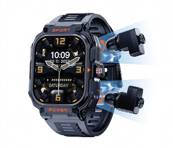Stay Connected, Stay Smart For Green Lion Fit Gear Tws Smart Watch  2.1 Inch Black - ID 7148146