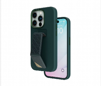 New Arrivals For Levelo Morphix Silicone Case With Leather Grip For Iphone 15 Pro Max Green - ID 7148160