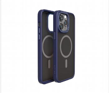 Express Delivery - Levelo Magsafe Kayo Iphone 14 Pro Max Matte Back Case Blue - ID 7148174