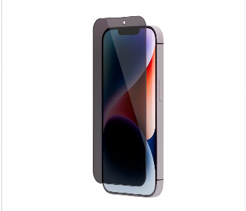 Express Delivery - Levelo Privacy Black Edition Silicone Edge Tempered Screen Protector For Iphone 14 Plus Or 13 Pro Max 6.7 Inch - ID 7148176