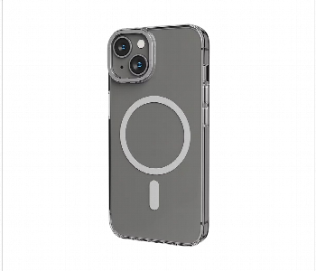 Express Delivery - Levelo Magsafe Sensa Clear Back Case For Iphone 14 Clear Silver - ID 7148190