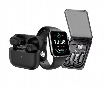 Express Delivery - Green Lion 3 In 1 Ultimate Combo Smart Watch And Earbuds And Multi Functional Box - ID 7148204