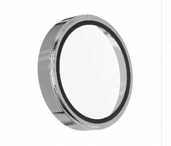 Levelo Lucent Duo 9H Hardness Camera Lens Protector For Iphone 14 Or 14 Plus Silver Front View - ID 7148217