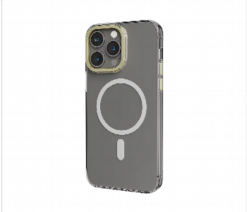 Levelo Magsafe Sensa Clear Back Case For Iphone 14 Pro Max Clear Champagne Front View - ID 7148227