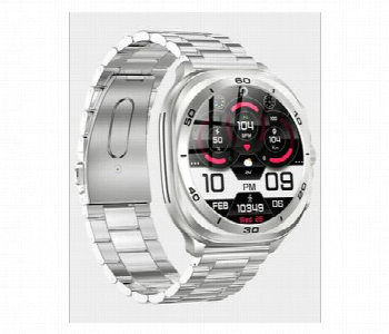 Express Delivery - Swiss Military Dom 7 Smart Watch . Silver Frame With Silvermetal Strap - ID 7148248