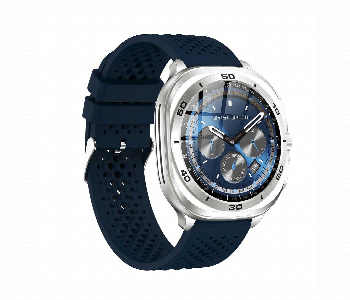 Express Delivery - Swiss Military Dom 7 Smart Watch . Silver Frame With Blue Silicon Strap - ID 7148249