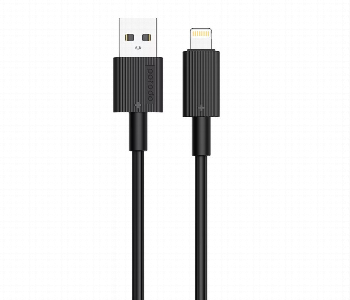 Express Delivery - Porodo Usb A To Lightning Durable Charging Cable Black - ID 7148271