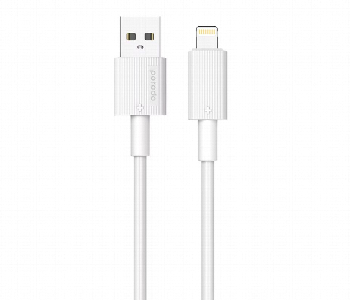 Express Delivery - Porodo Usb A To Lightning Durable Charging Cable White - ID 7148272