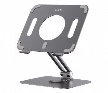 Express Delivery - Porodo Tablet Stand With Aluminum Alloy Holder Gray - ID 7148278