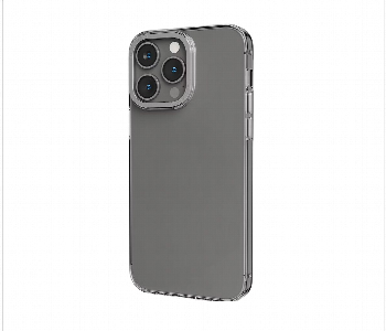 Express Delivery - Levelo Sensa Clear Back Case For Iphone 14 Pro Max Clear Silver - ID 7148305