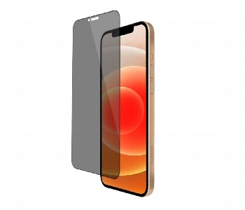 Express Delivery - Levelo Privacy Black Edition Silicone Edge Tempered Screen Protector For Iphone 12 Or 12 Pro 6.1 Inch - ID 7148362