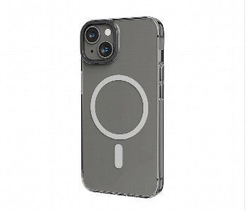 Levelo Magsafe Sensa Clear Back Case For Iphone 14 Clear Or Gray Front View - ID 7148402