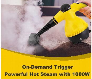 Express Delivery - Multifunctional Handheld Home Steam Cleaner High Temperature And Pressure With Power Nozzle Microfiber Cover Round Brush - ID 7148426