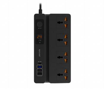 New Arrivals For Porodo Multiport Socket 3M Black - ID 7148461