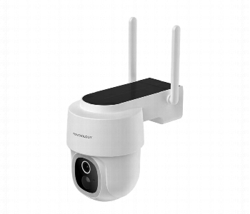Powerology Solar Pan And Tilt Outdoor Camera Front View - ID 7148561