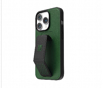 New Arrivals For Levelo Morphix Gripstand Iphone 14 Pro Pu Leather Case Forest Green - ID 7148570