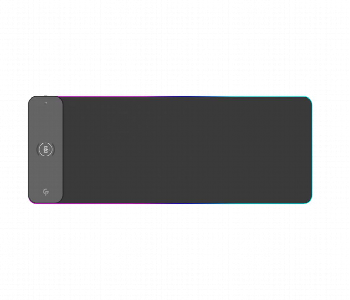 Porodo Gaming Rgb Gaming Mouse Pad With 15W Fast Wireless Charger Front View - ID 7148589