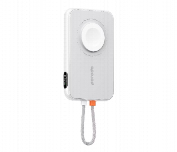 Express Delivery - Porodo 5000 Mah Slim Watch Charger Power Bank - ID 7148638