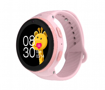 Express Delivery - Porodo 4G Kids Gps Smart Watch Pink - ID 7148639