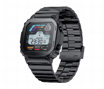 New Arrivals For Porodo Nomad Smart Watch 1.54 Inch Screen Black - ID 7148658