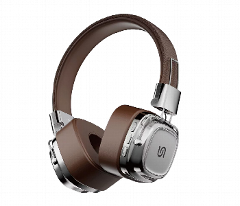 Porodo Soundtec Vintage Wireless Enc Headphone  Brown Or Silver Front View - ID 7148692