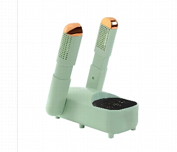 Multifunctional Shoe Dryer Green Front View - ID 7148743