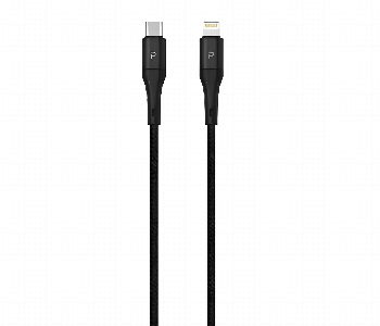 Pawa Nylon Braided 20W Data And Quick Charging Usb C To Lightning Cable 2M Front View - ID 7148756