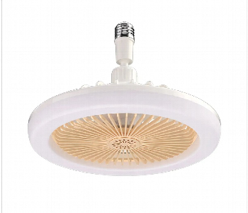 Led Multi Function Fan Light Warm White Front View - ID 7148775