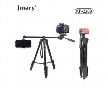 Jmary Kp2209 Lightweight Aluminum Tripod And  Monopod Stand Front View - ID 7148799