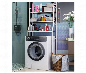 Generic Washing Machine Rack Laundry Storage Shelf Front View - ID 7148812