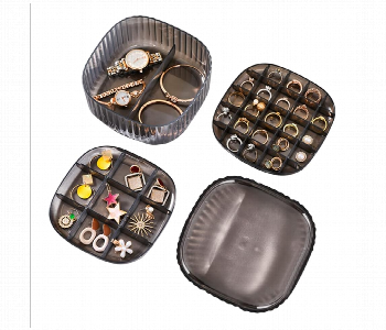 Transparent Organizer Jewelry Box Front View - ID 7148861