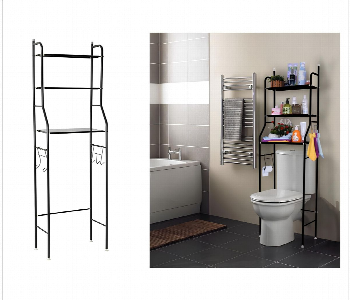 New Arrivals For Space Saving 3 Tier Bathroom Rack Black - ID 7148903