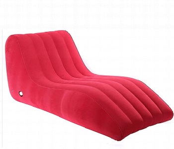 Express Delivery - Air Pumped Flocked Inflatable Lounge Chair S Type Recliner Sofa Bed For Living Room Office And Outdoor Relaxation - ID 7148966
