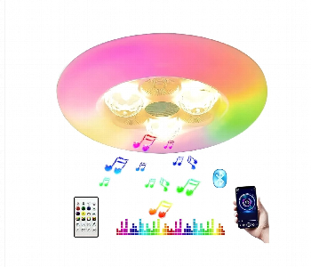 Express Delivery - Smart Bluetooth Bulb With Speaker Music Magic Bulb - ID 7149099