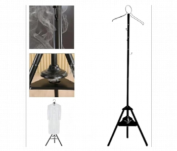 2 In 1 Arabic Garment Steamer And Incense Burner Vertical Steaming Stand For Thobes And Abayas Front View - ID 7149194