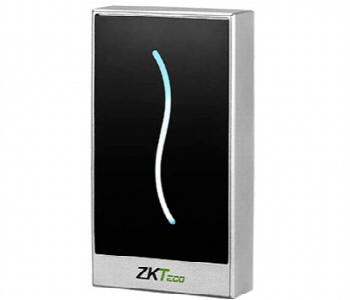 Zkteco Proid40Bm Mifare Rfid Card Reader With Ip65 Rating And Led Control Front View - ID 7149233