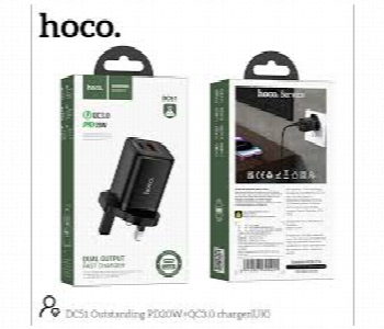 Dual Port Output Fast Charger Pd 20 W Qc3 Front View - ID 7149261