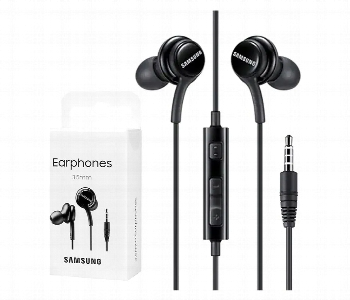Express Delivery - Samsung Earphones In Black With Replacement Ear Tips Ud - ID 7149414