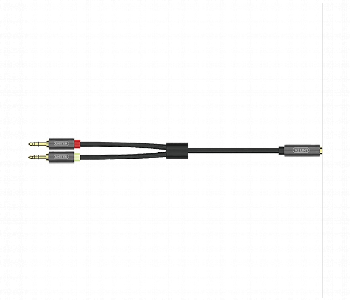 Express Delivery - Unitek Cable Aux Audio 3.5 Mm Female To 2 Male 0.2M - ID 7149424