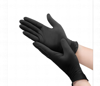 New Arrivals For Gloves Vinyl Black Powder Free Q Pac Medium 1X100 Pieces - ID 7149456