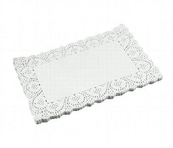 Paper Doilies Rectangular White 12 Inch X 16 Inch 250 Pieces  Pdrw1216X250 Front View - ID 7149478