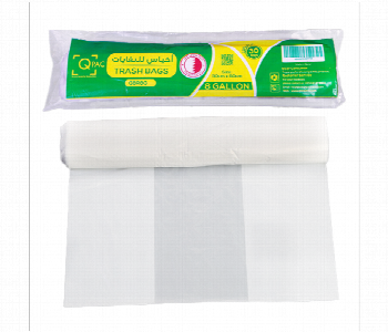 New Arrivals For Trash Bag 8 Gallon 1X30 Pieces 1 Piece Q Pac  Tb8G30 - ID 7149516