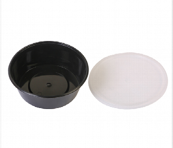 Express Delivery - Q Pac Micro 250Ml Container Round Black With Lid 1X5  Mcrb250 - ID 7149556