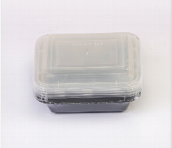 Q Pac Microwave 12 Oz Rectangle Container 1X5 Piece  Mcr12 Front View - ID 7149572